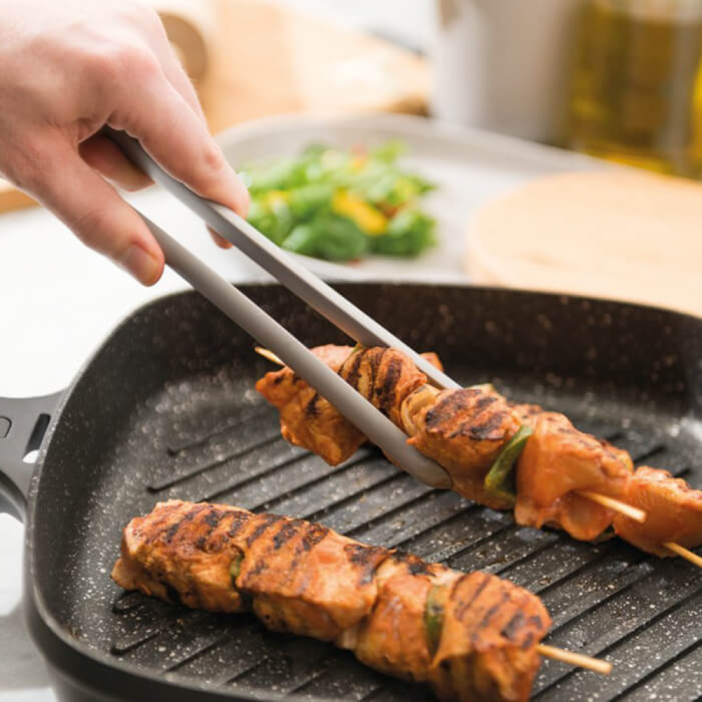 Щипці BergHOFF LEO, пластикові, сірі, 28 см