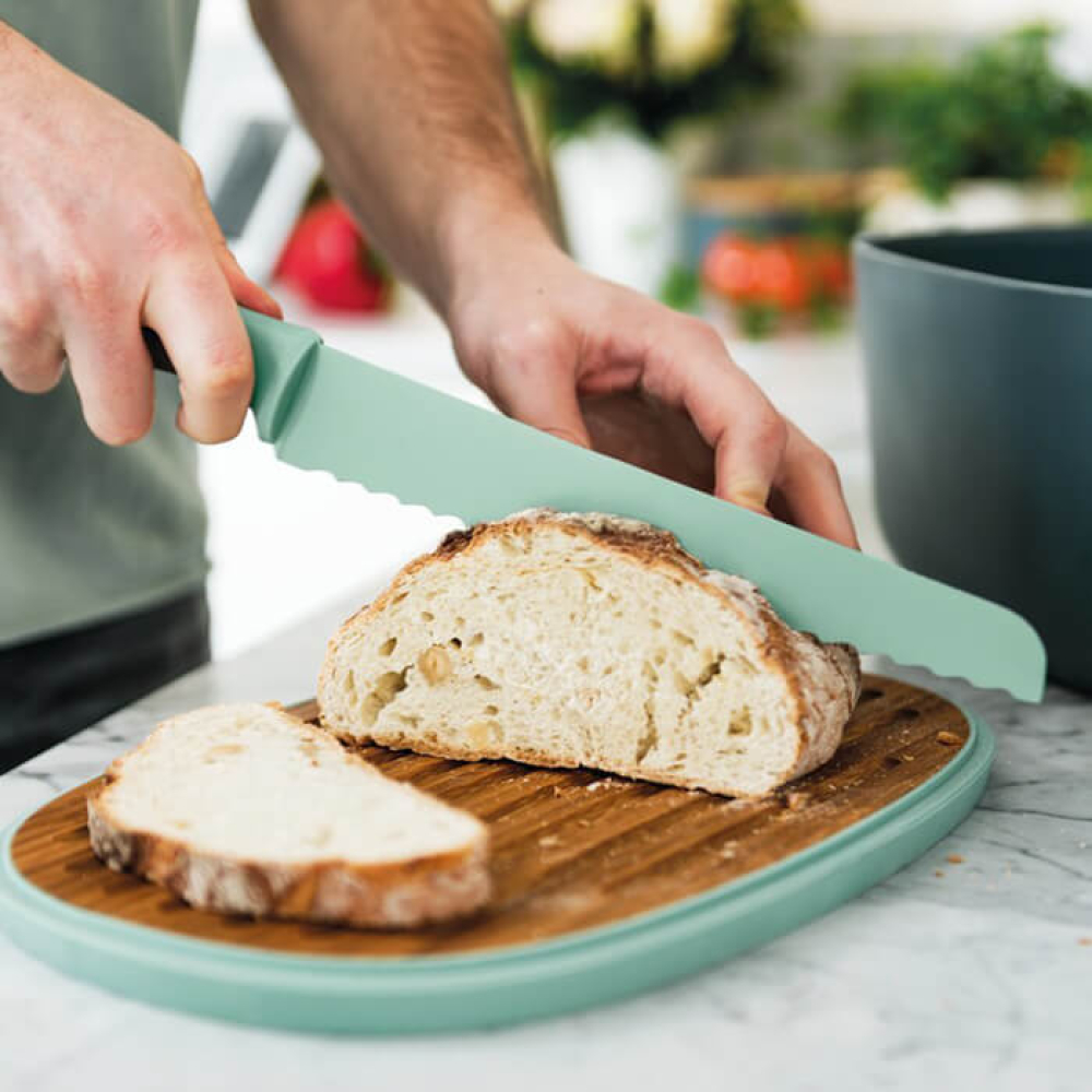 Нож для хлеба BergHOFF LEO с покрытием, салатовый, 23 см