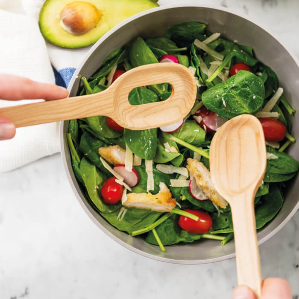 Набір приборів для салату BergHOFF LEO, дерев'яний, 30 см, 2 шт.