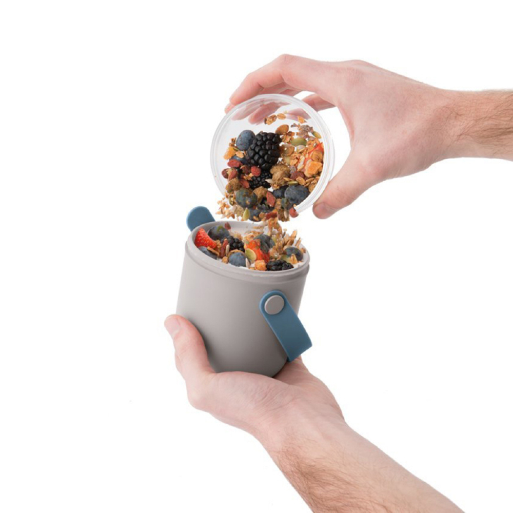 Набор контейнеров для ланча BergHOFF LEO, серый, 2 шт.