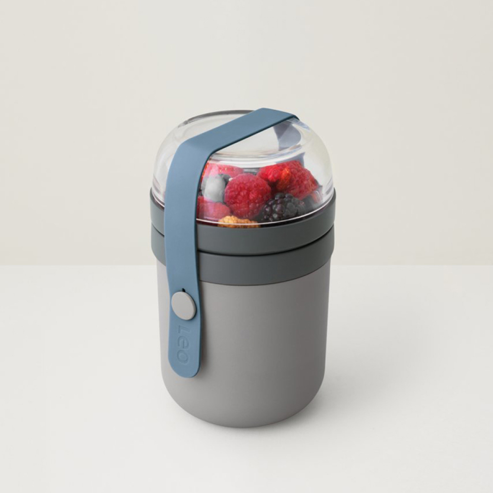 Набор контейнеров для ланча BergHOFF LEO, серый, 2 шт.