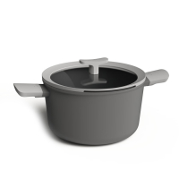 Кастрюля с антипригарным покрытием BergHOFF LEO SHADOW, диам. 24 см, 5,5 л