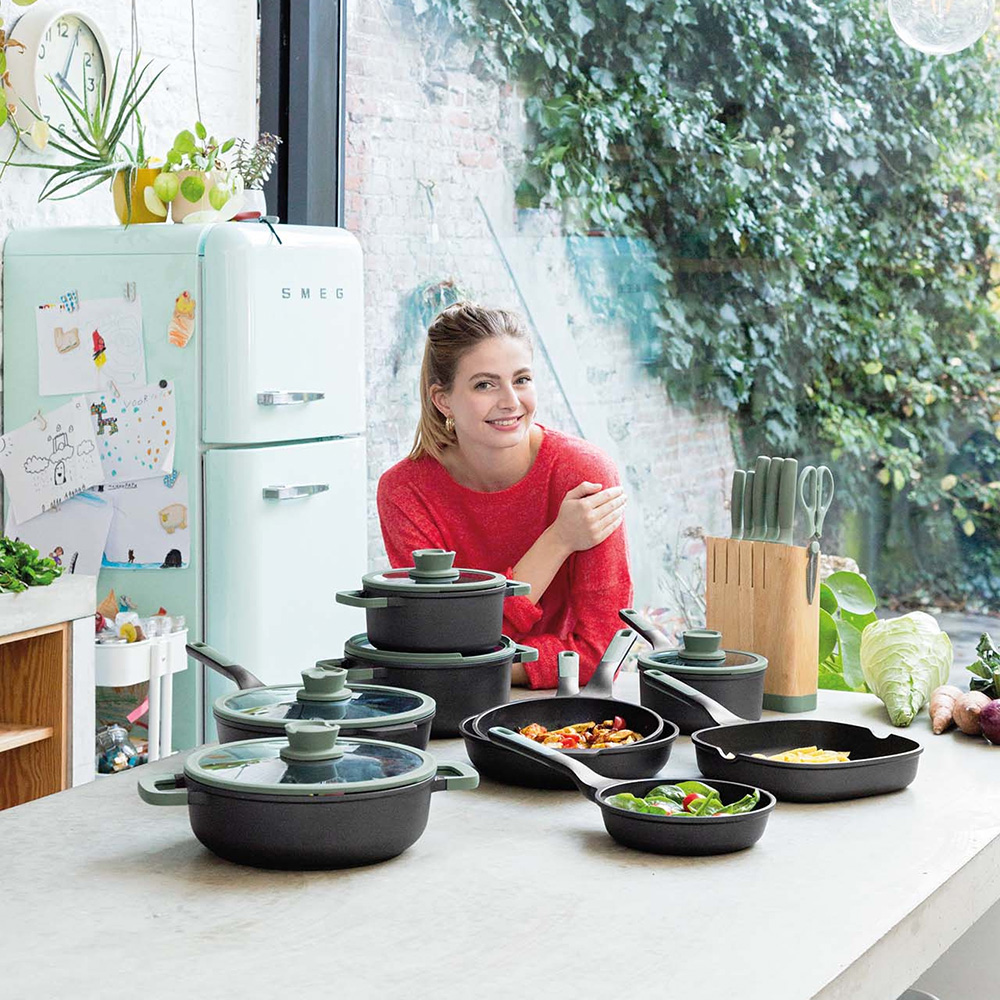 Кастрюля с антипригарным покрытием BergHOFF LEO FOREST, диам. 24 см, 5,6 л