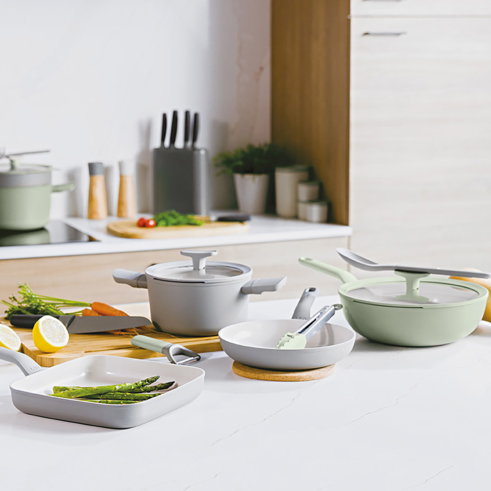 Сковорода-гриль з антипригарним покриттям BergHOFF LEO BALANCE Moonmist, 24 x 24 см