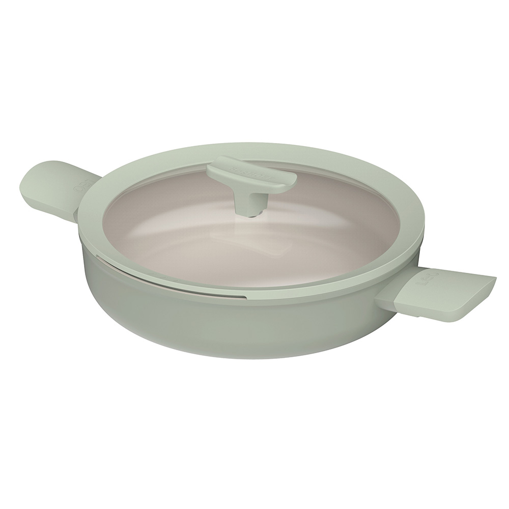 Сотейник з антипригарним покриттям BergHOFF LEO BALANCE Sage з двома ручками, діам. 26 см, 2,9 л