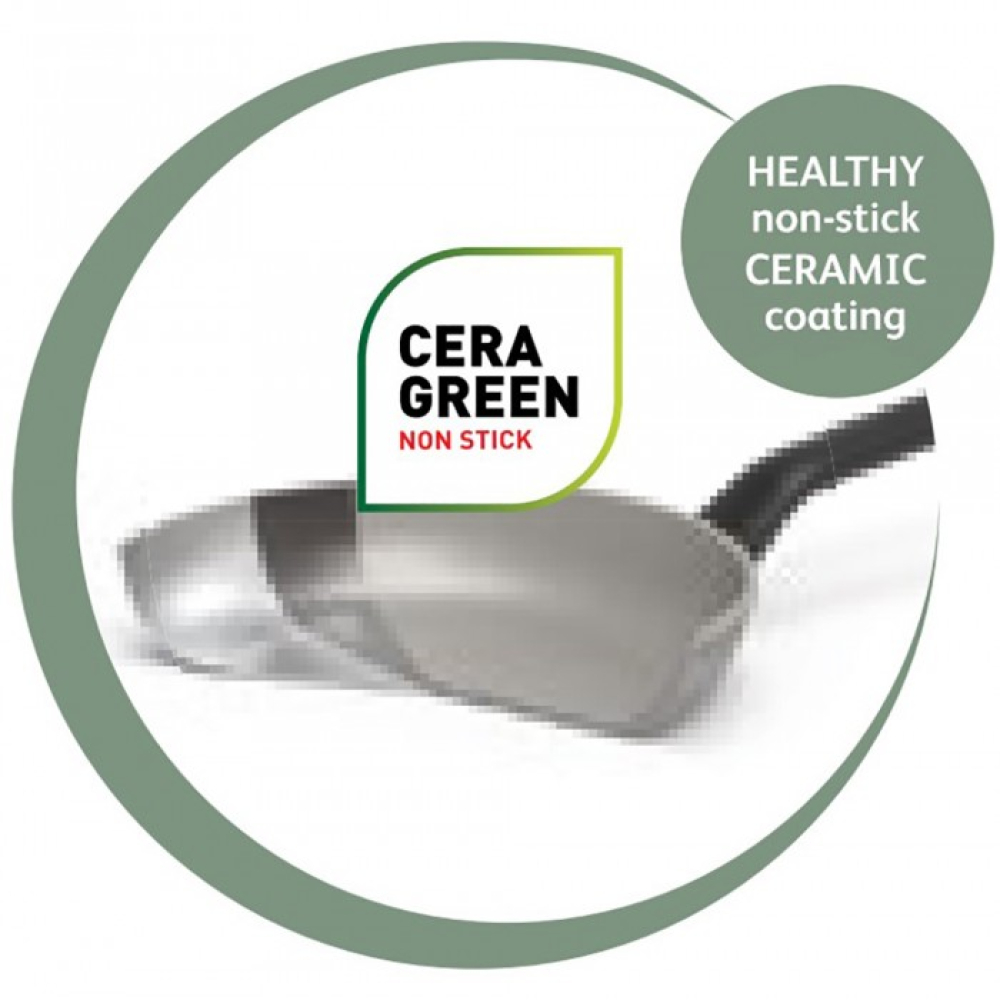 Сковорода для омлета з антипригарним покриттям BergHOFF LEO BALANCE Sage, діам. 25 см, 0,8 л