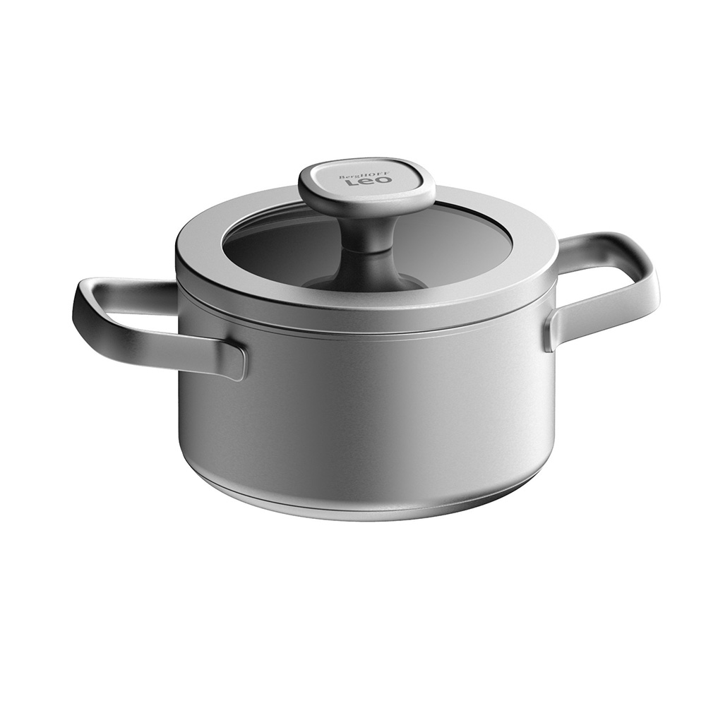 Кастрюля BergHOFF LEO GRAPHITE, нержавеющая сталь, диам. 16 см, 1,6 л