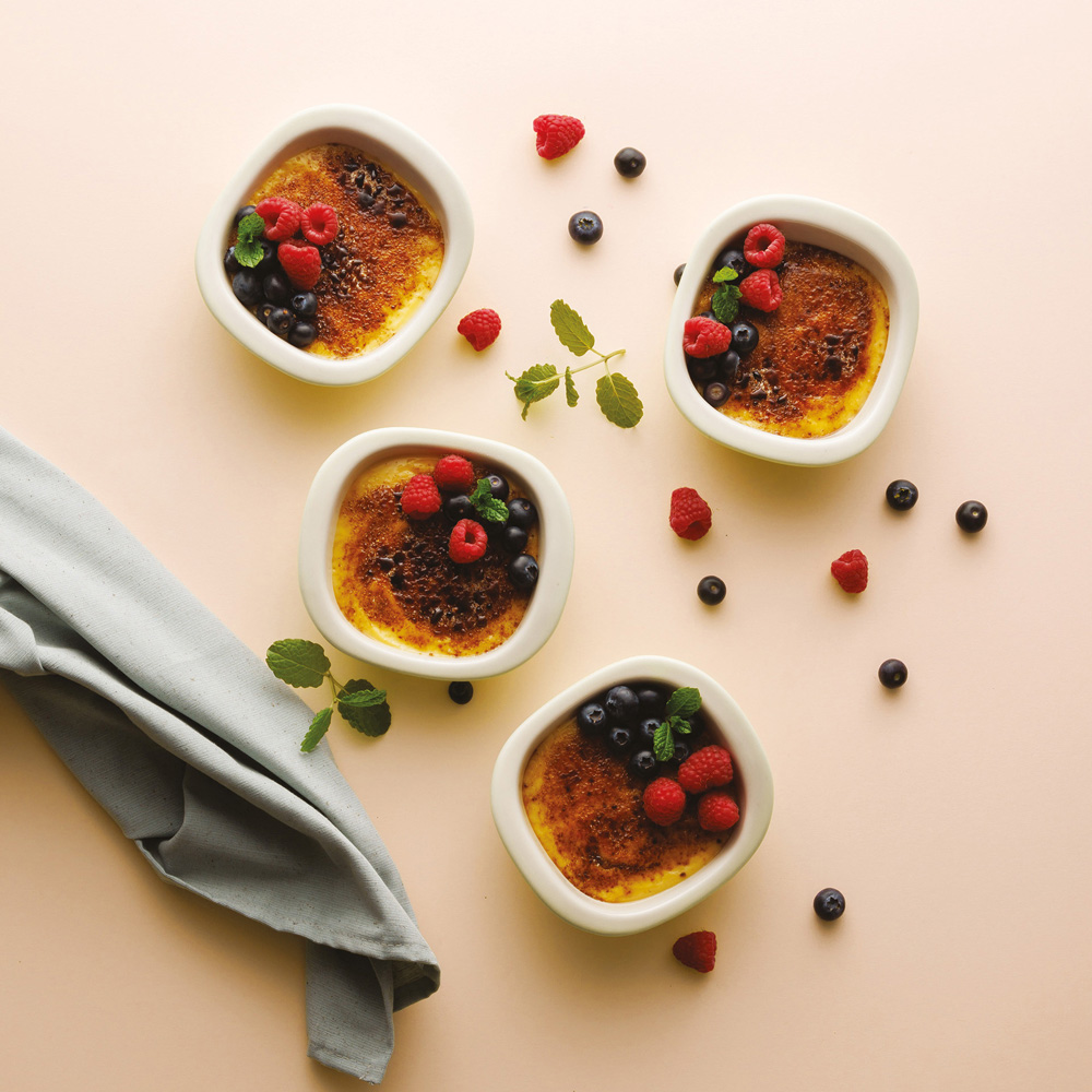 Набір квадратних форм для запікання BergHOFF LEO BALANCE, бежевий, кераміка, 200 мл, 4 пр.