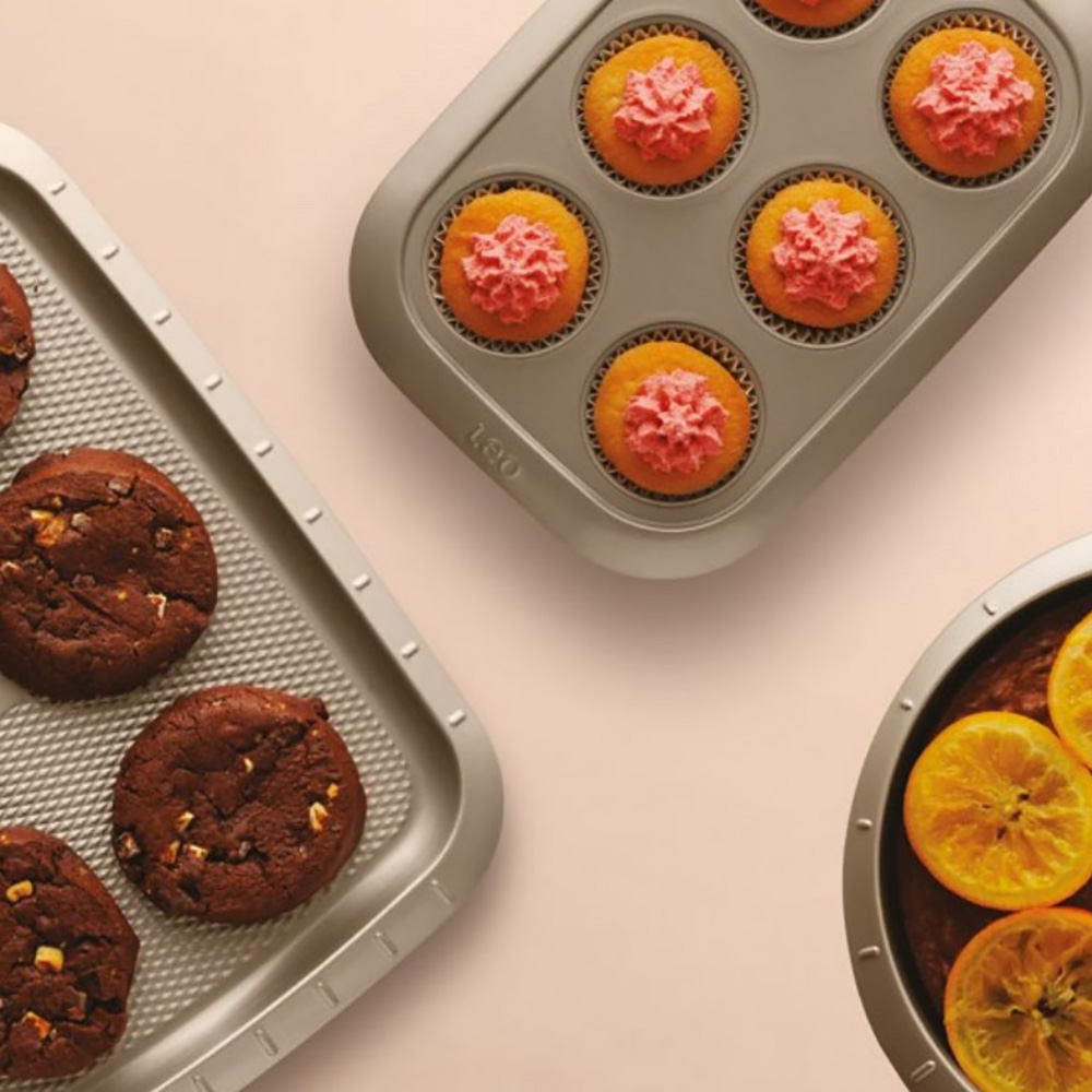 Форма для 6 кексов BergHOFF LEO BALANCE, прямоугольная, 29 x 20 x 3 см