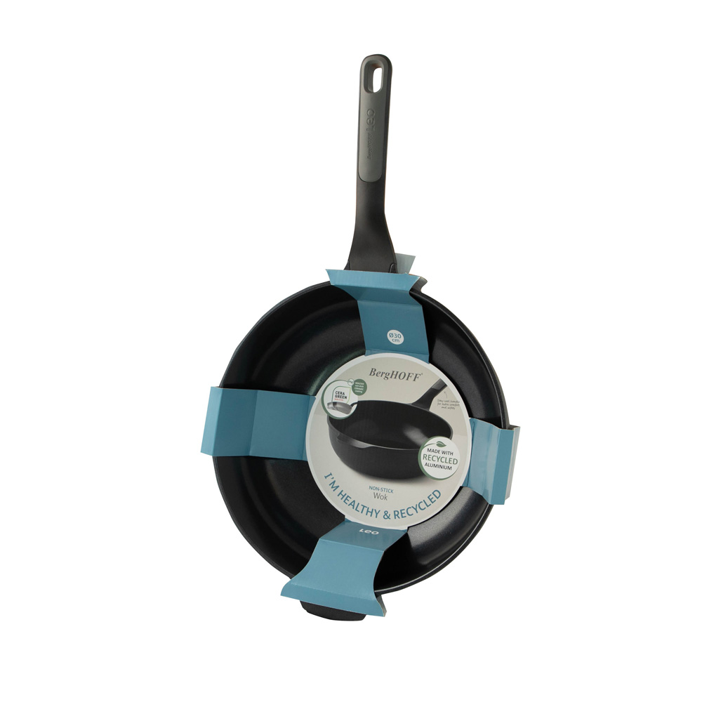 Сковорода-вок з антипригарним покриттям BergHOFF LEO STONE+, діам. 30 см, 5 л