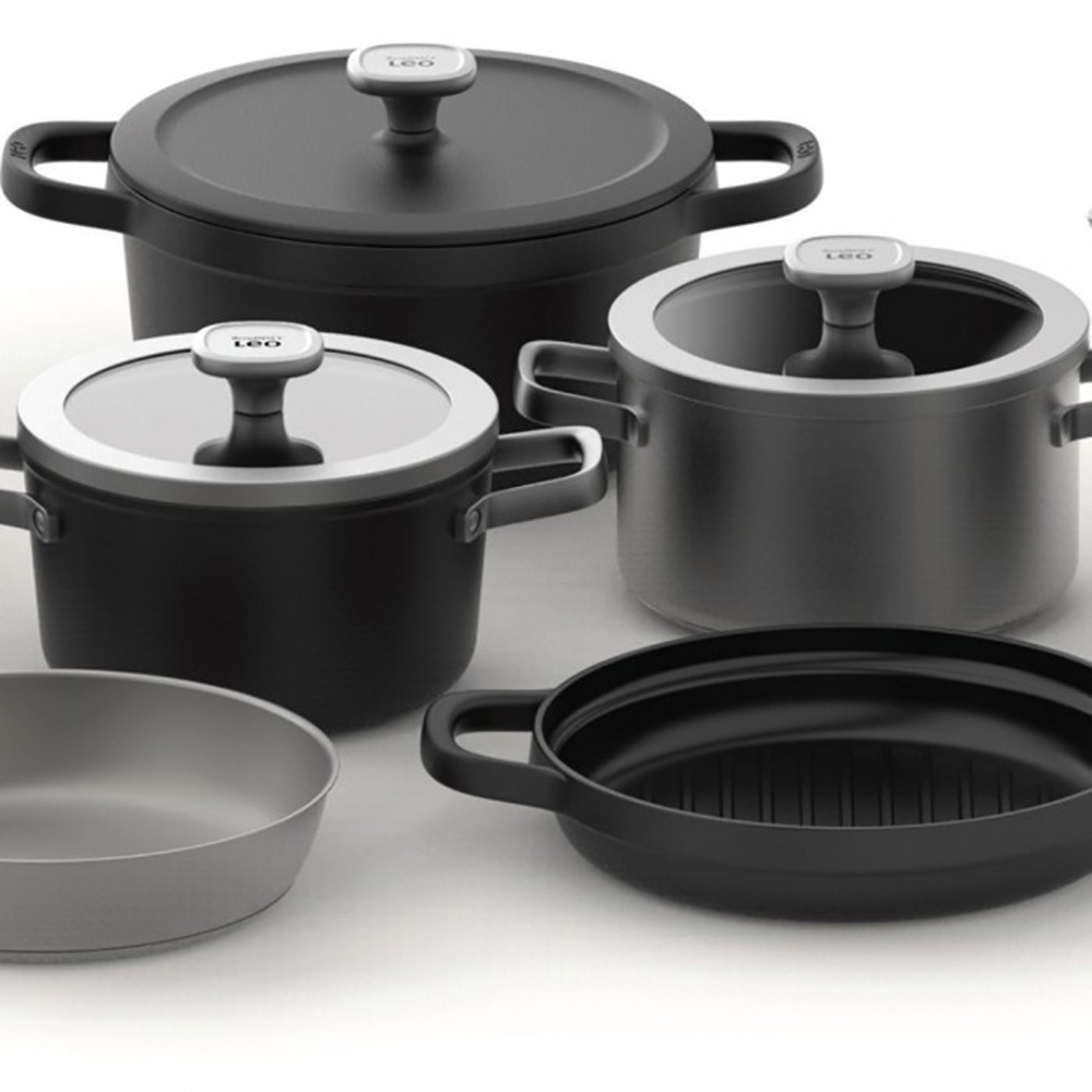 Каструля овальна BergHOFF LEO GRAPHITE, чавун, 27 х 22 см, 4,8 л