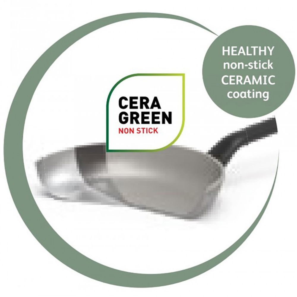 Сковорода-вок з антипригарним покриттям BergHOFF LEO BALANCE Moonmist, діам. 32 см, 5,9 л