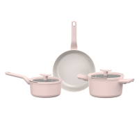 Набор посуды с антипригарным покрытием BergHOFF LEO BALANCE Rose, 5 пр.