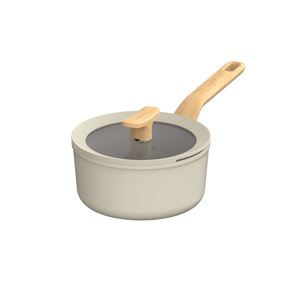 Набор посуды с антипригарным покрытием BergHOFF LEO BALANCE Cream, 7 пр.