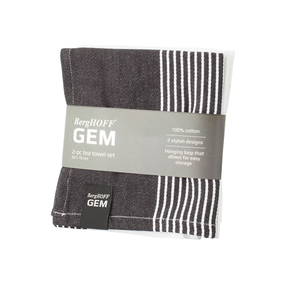 Набор кухонных полотенец BergHOFF GEM, светлые, хлопок, 2 шт.
