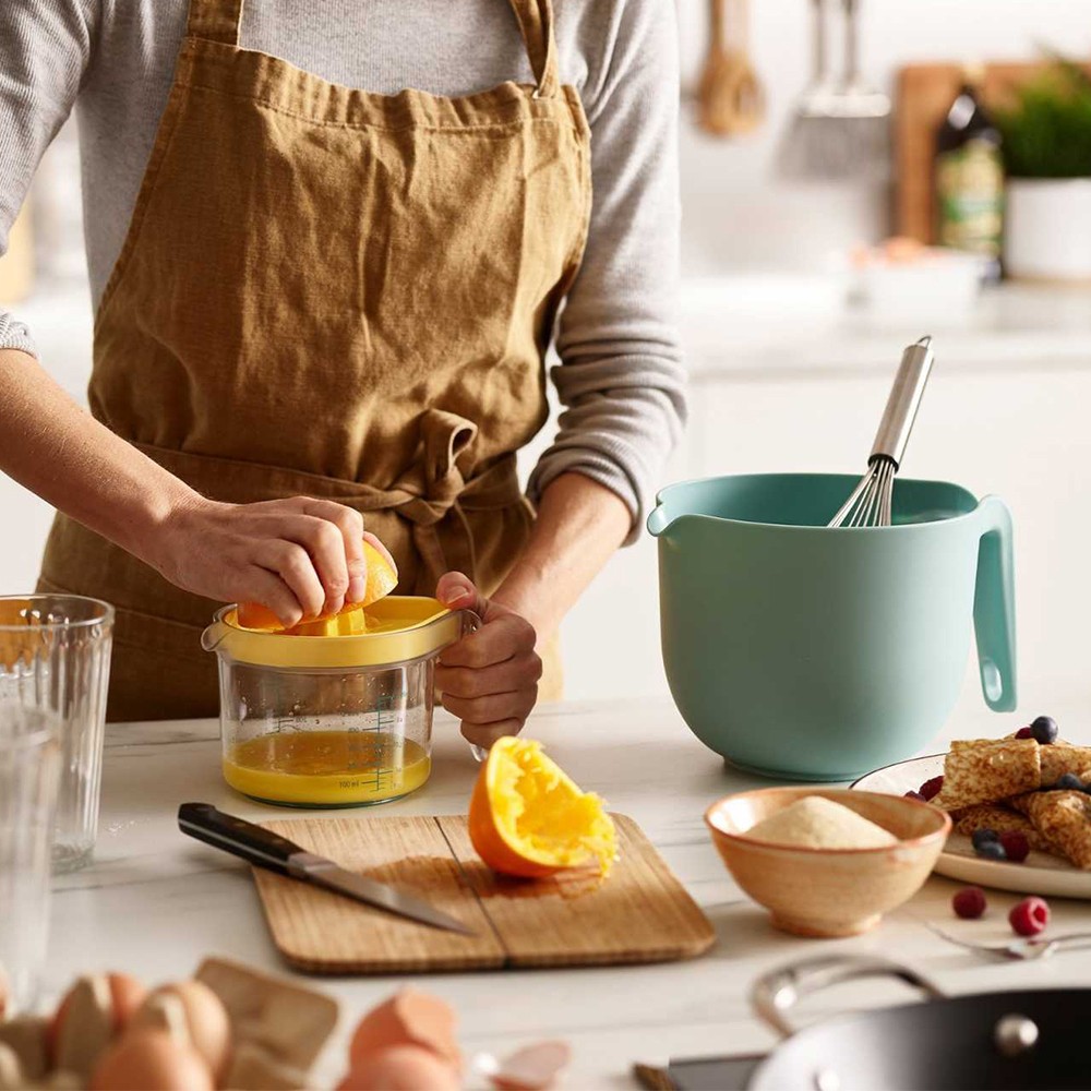 Набір для приготування 3-в-1, (глечик, миска, соковитискач) Joseph Joseph, бірюзовий, 15,5 х 19,0 х 24,5 см