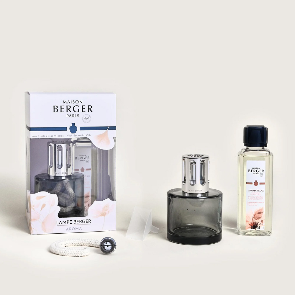 Аромалампа Maison Berger Paris + Наполнитель с ароматом AROMA RELAX, 250 мл