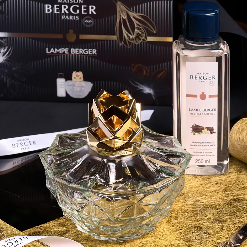Аромалампа Maison Berger Paris KALI, 250 мл + Наполнитель с ароматом VANILLA MAGNIFICENCE, 250 мл