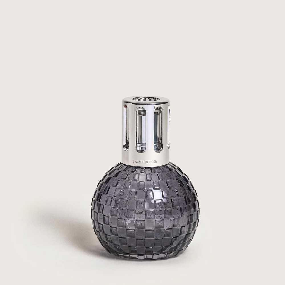 Аромалампа Maison Berger Paris DISCO GRISE, 280 мл + Наполнитель с ароматом AMBER POWDER, 250 мл