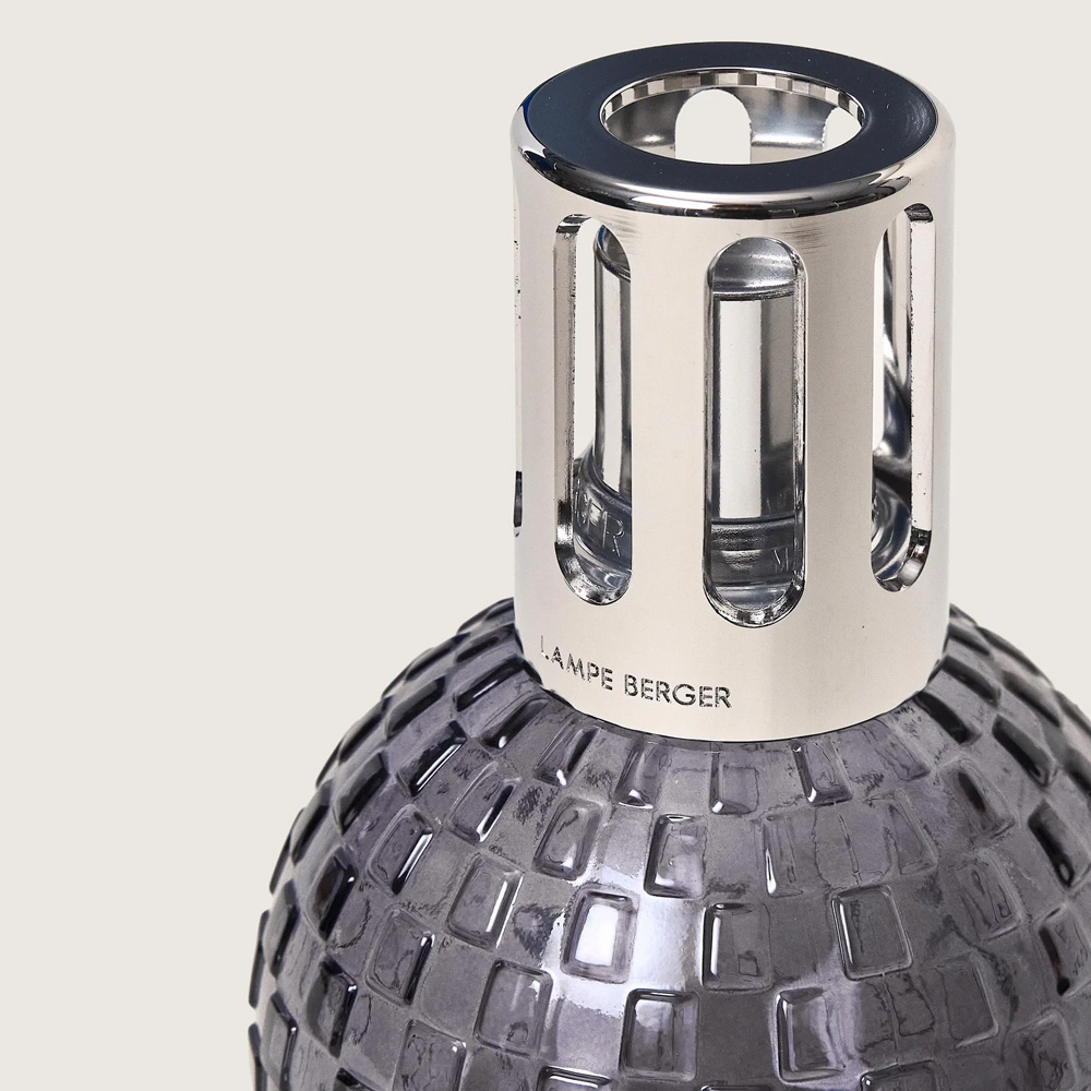 Аромалампа Maison Berger Paris DISCO GRISE, 280 мл + Наполнитель с ароматом AMBER POWDER, 250 мл