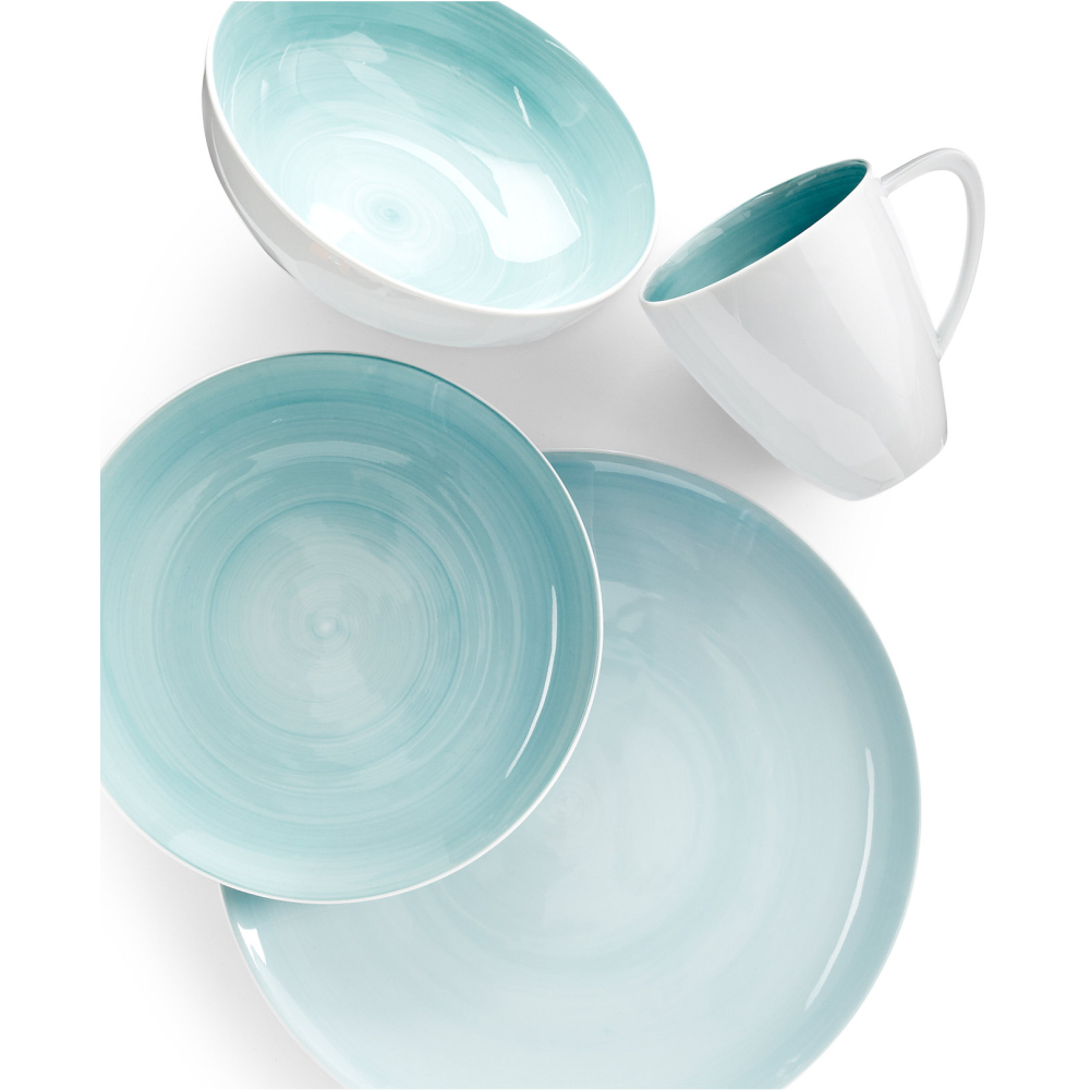 Сервіз порцелянаовий Mikasa Savona Teal, 4 шт.