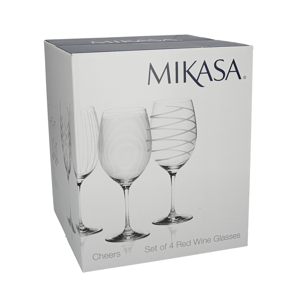 Набор бокалов для красного вина Mikasa CHEERS, стекло, 685 мл, 4 пр.