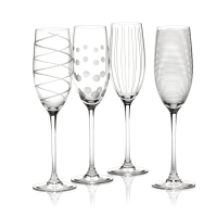 Набор бокалов для шампанского Mikasa CHEERS, стекло, 250 мл, 4 пр.