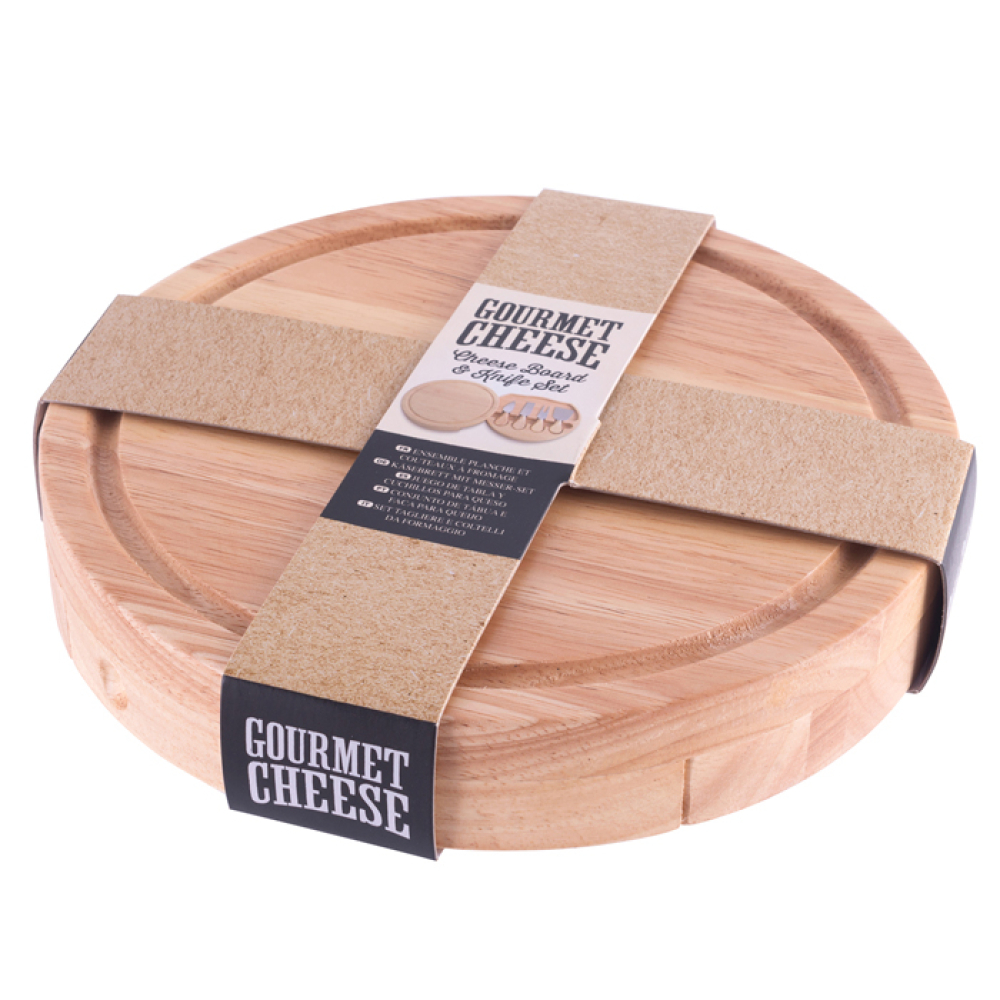 Набор кухонных аксессуаров для сыра CreativeTops GOURMET CHEESE, 21 x 21 x 3,8 см