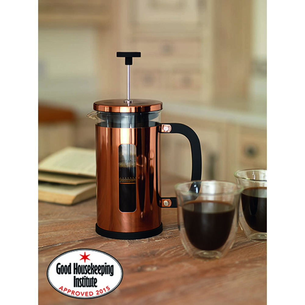 Френч-прес для кави CreativeTops Pisa, мідна, 1000 мл