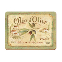 Набор пробковых подставок Creative Tops Olio d'Oliva, 40 x 29 см, 4 шт.