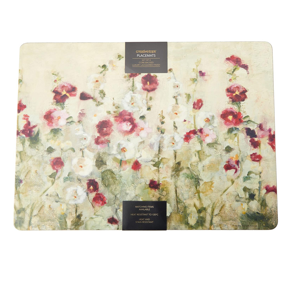 Набір коркових підставок під тарілки Creative Tops Wild Field Poppies, 40 x 29 см, 4 шт.