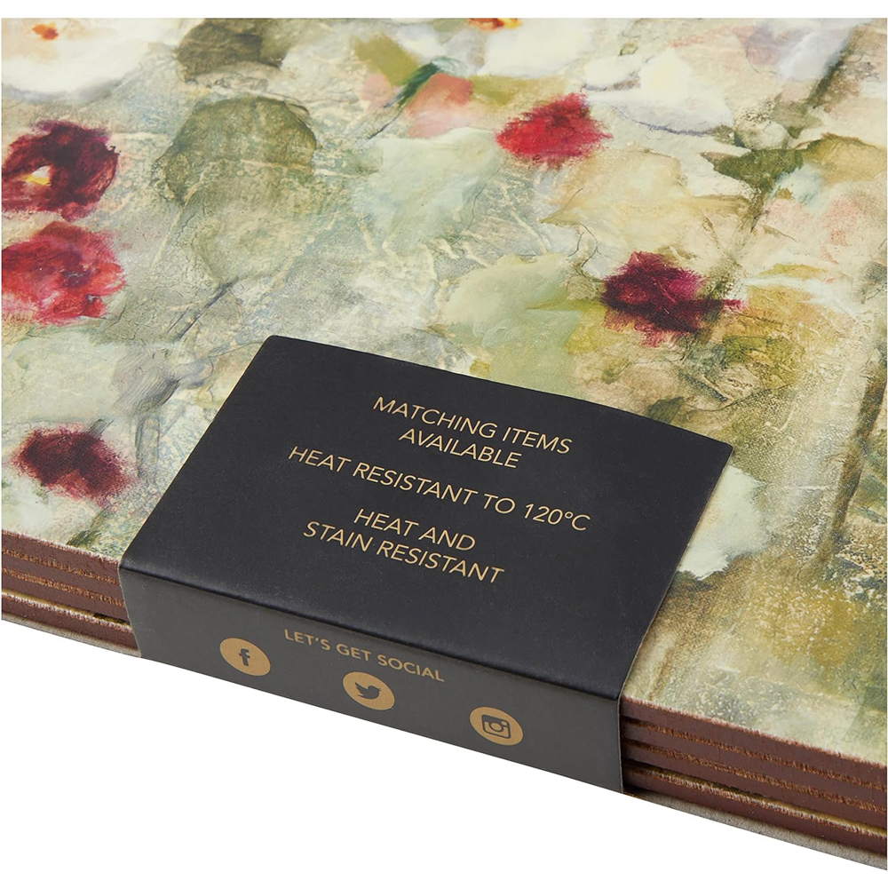 Набір коркових підставок під тарілки Creative Tops Wild Field Poppies, 40 x 29 см, 4 шт.