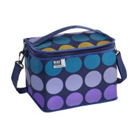 Термосумка для ланча Built CUBE LUNCH, Plum Dot, 24,5 х 16 х 17,5 см