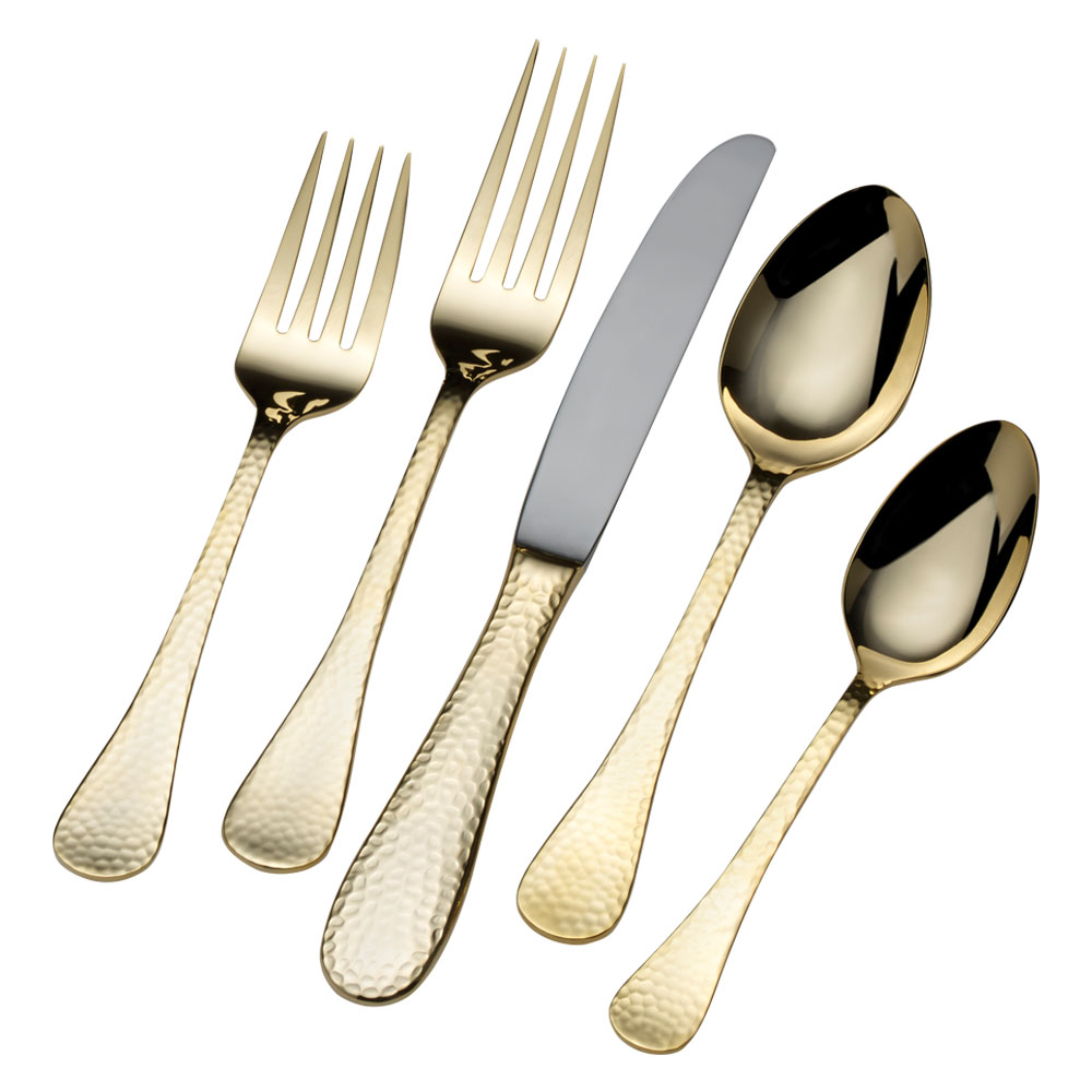 Набор столовых приборов Mikasa Mila, медь, 45 пр.