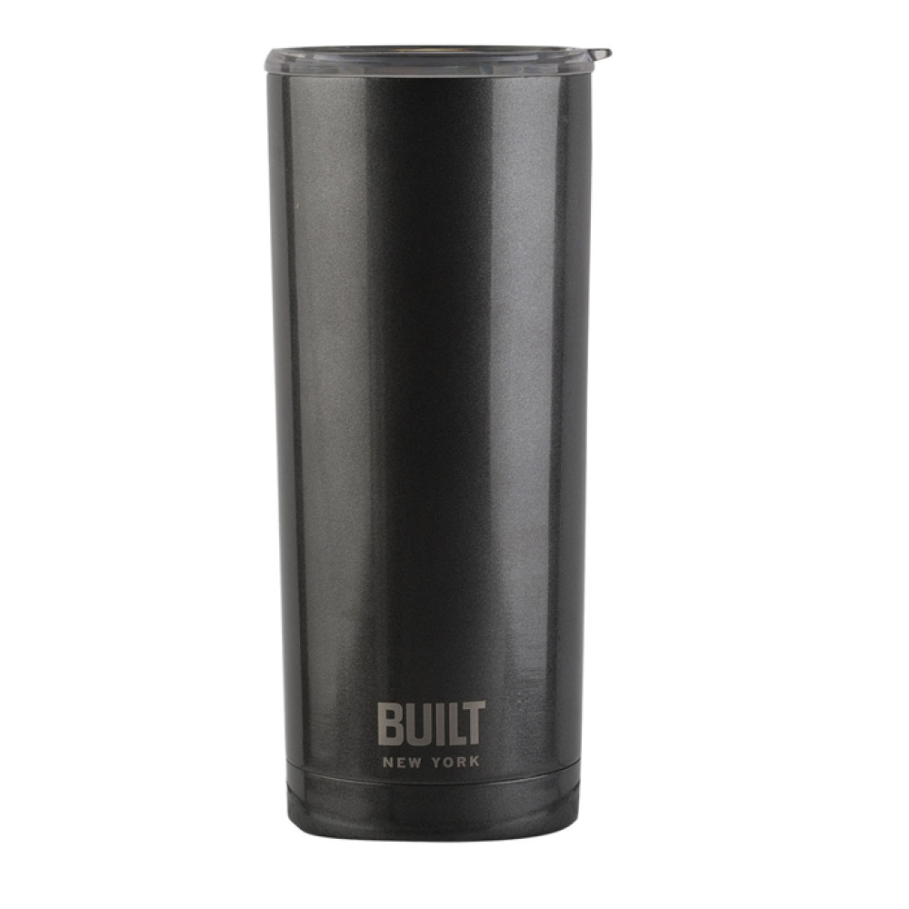 Термокухоль дорожній металевий Built Char Gray, з подвійними стінками, графітовий, 500 мл