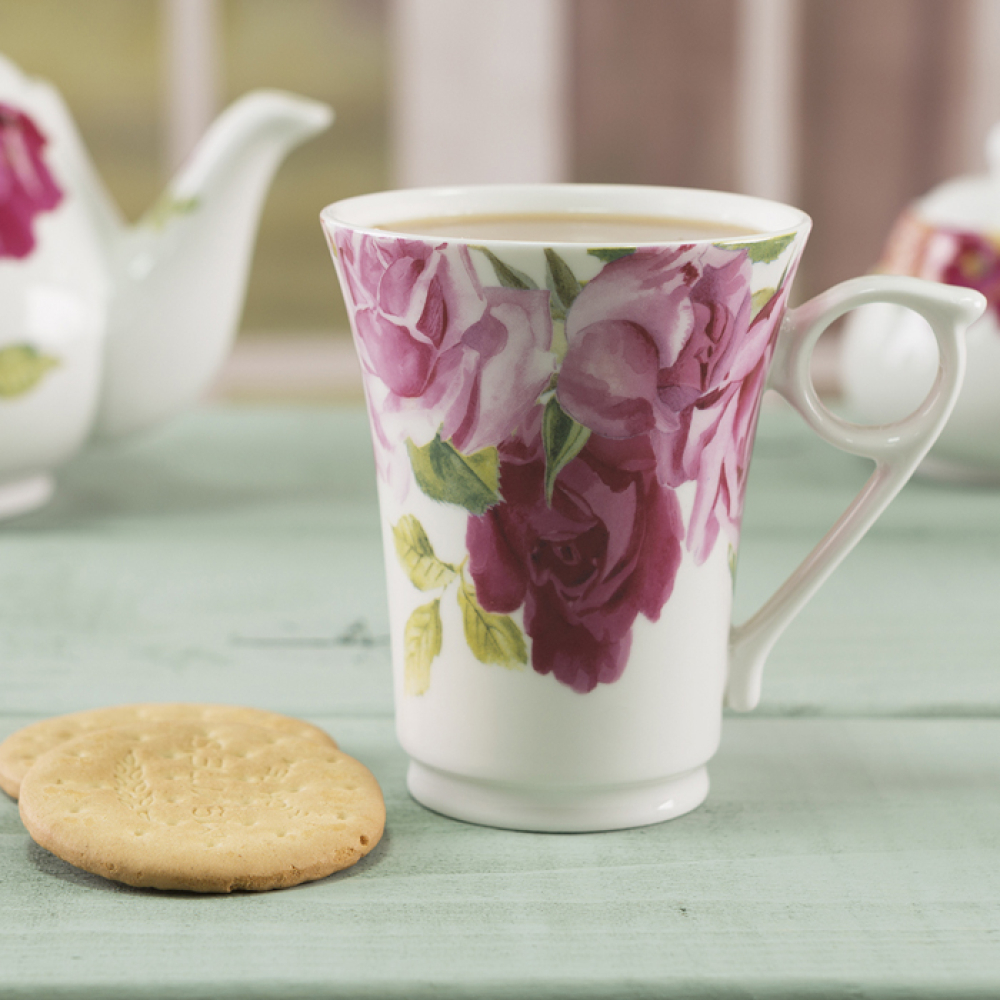 Кружка для чая CreativeTops SOUTHBOURNE ROSE, фарфор, белый, 300 мл