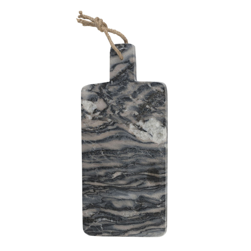 Доска кухонная CreativeTops NATURALS, серый мрамор, 19 х 38 см