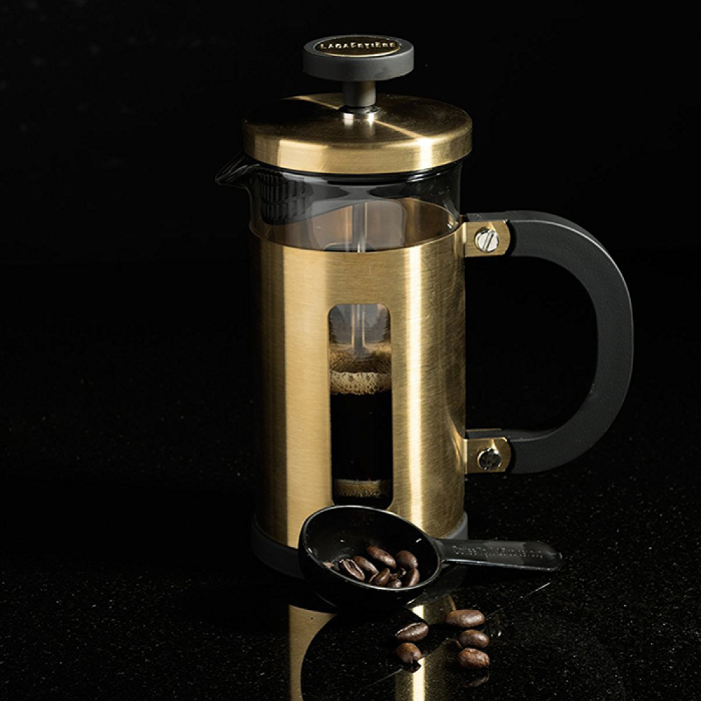 Френч-пресс для кофе CreativeTops Pisa, золотой, 350 мл