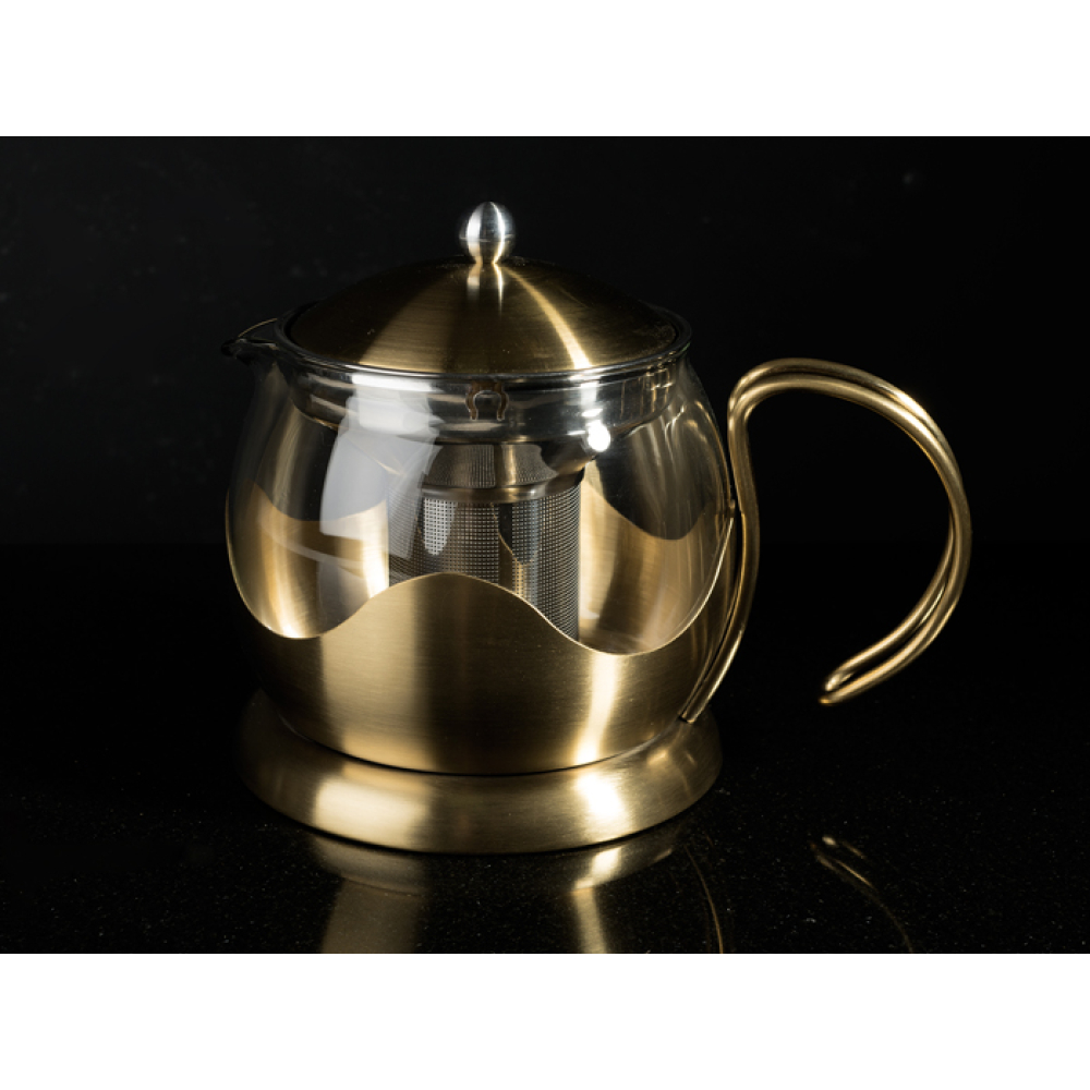 Чайник заварочный CreativeTops Le Teapot, золотой, 1200 мл