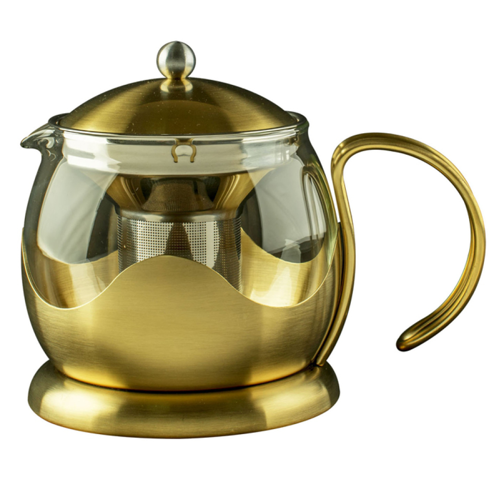 Чайник заварочный CreativeTops Le Teapot, золотой, 1200 мл
