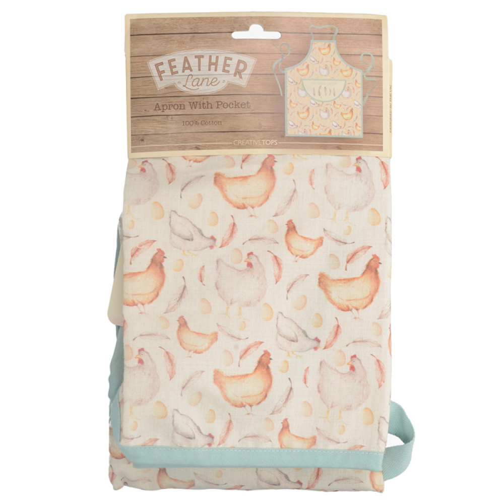 Фартук кухонный CreativeTops FEATHER LANE, хлопок