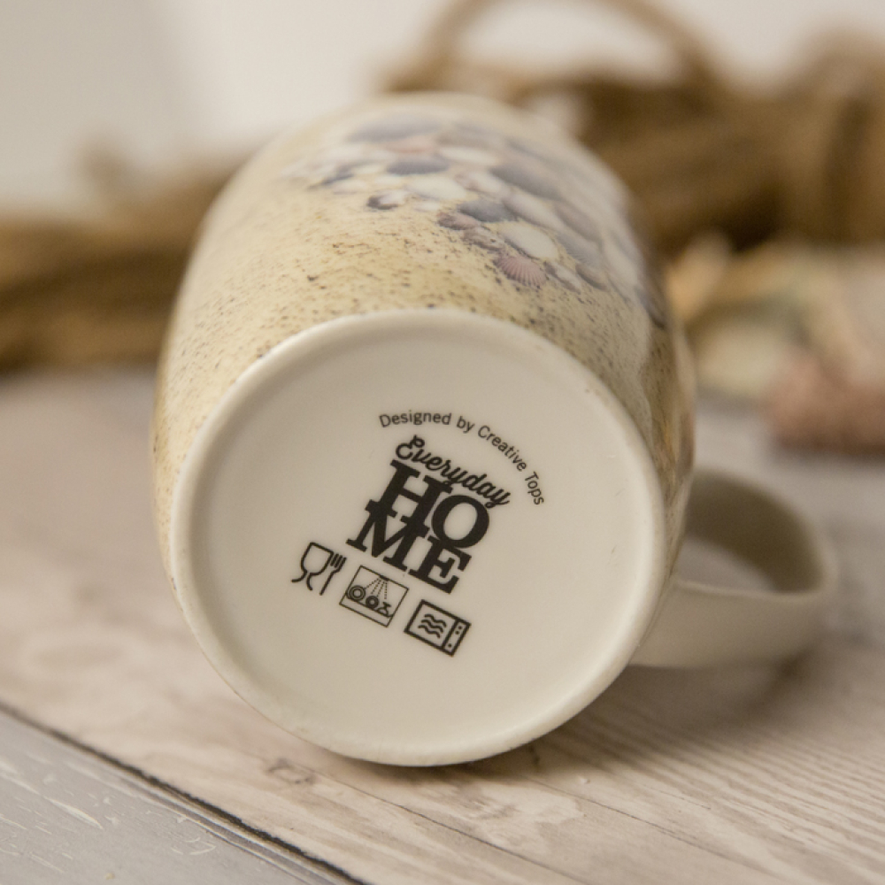 Кружка CreativeTops SHELL HEART Everyday Home, фарфор, 400 мл