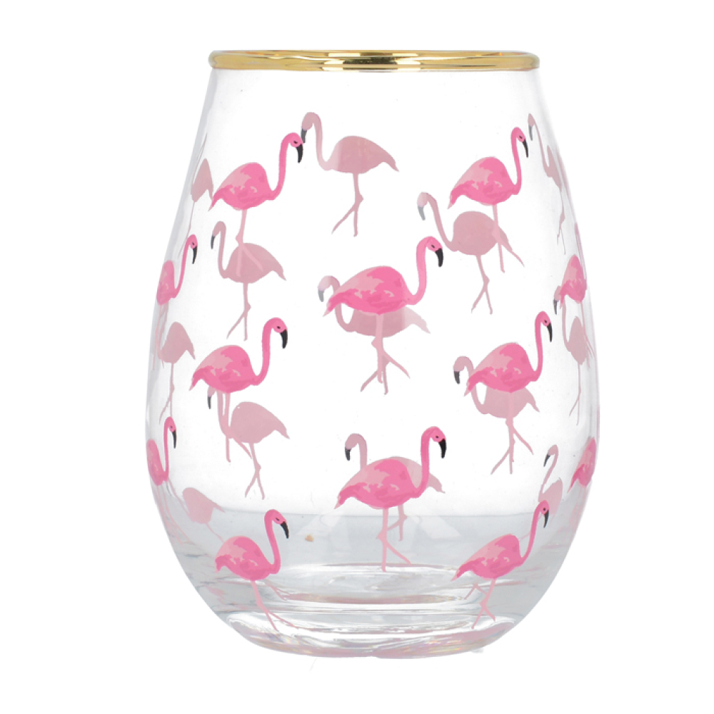 Стакан для вина CreativeTops FAMINGOS, 590 мл