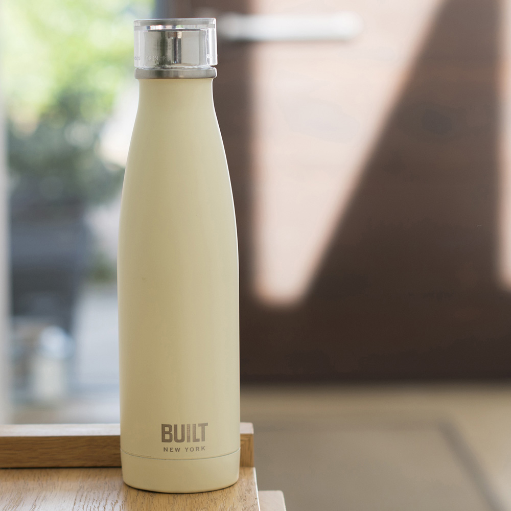 Бутылка металлическая Built Vanilla, с двойными стенками, 500 мл
