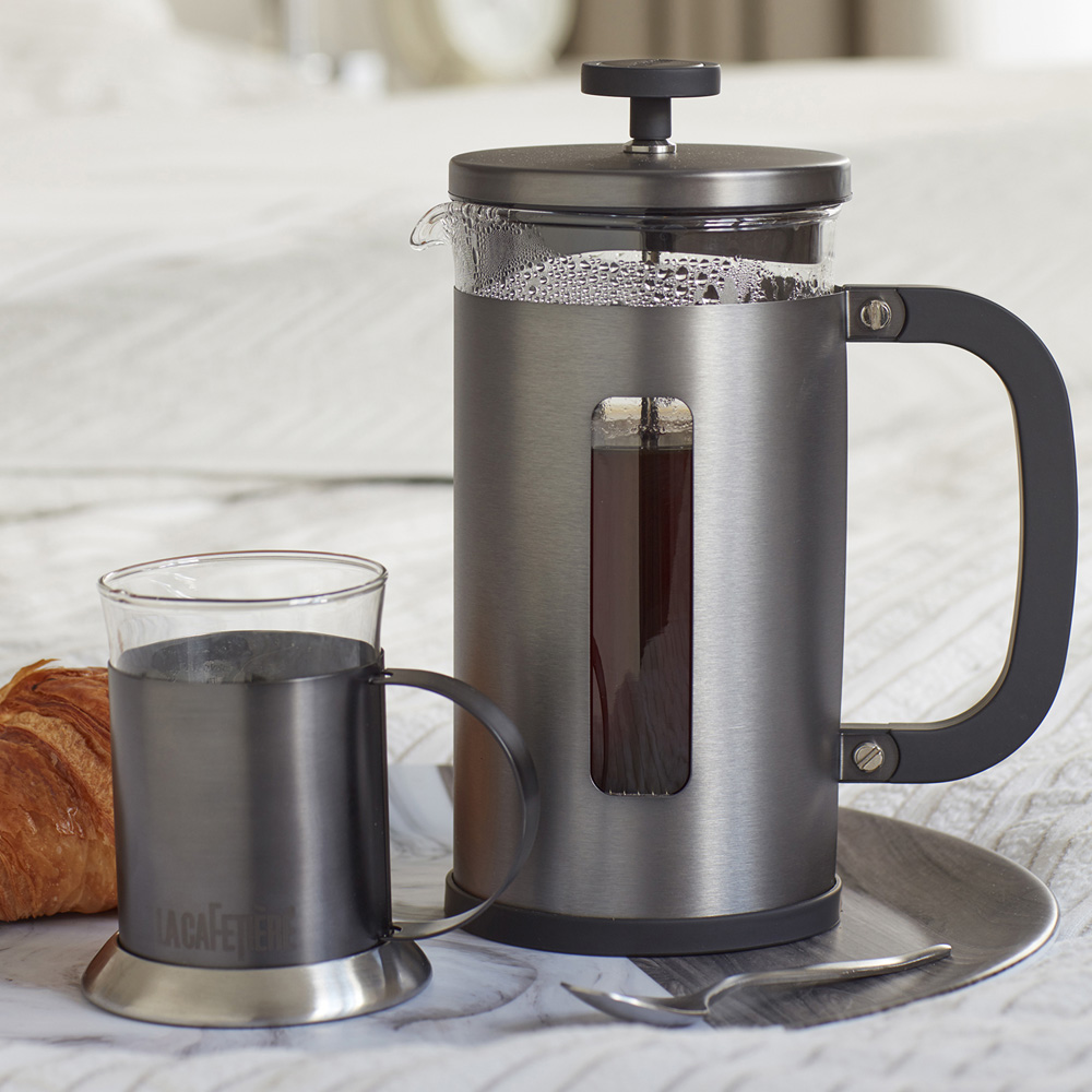 Френч-пресс Kitchen Craft LA CAFETIERE, стальной со стеклянной колбой, 1000 мл