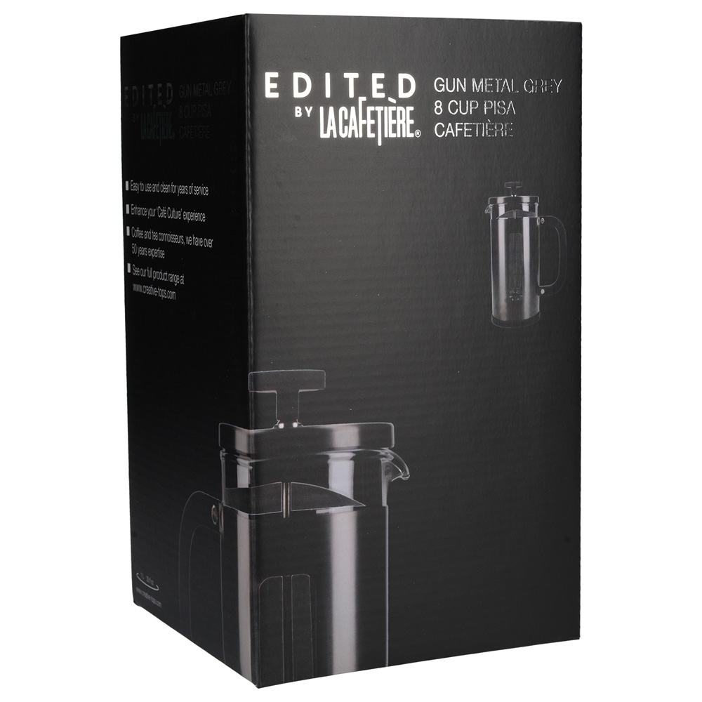 Френч-пресс Kitchen Craft LA CAFETIERE, стальной со стеклянной колбой, 1000 мл