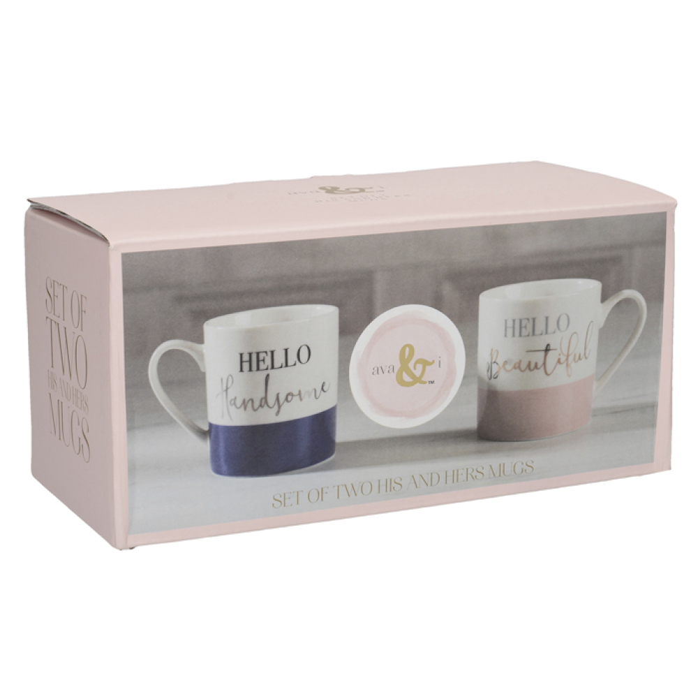 Набор кружек для чая CreativeTops "His & Hers" Special Gift, фарфор, 300 мл, 2 шт.