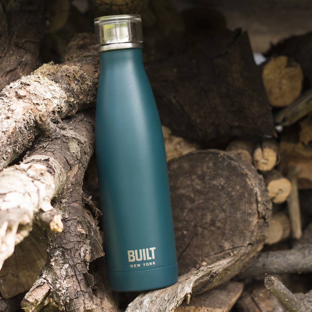 Пляшка металева Built Teal, з подвійними стінками, 500 мл