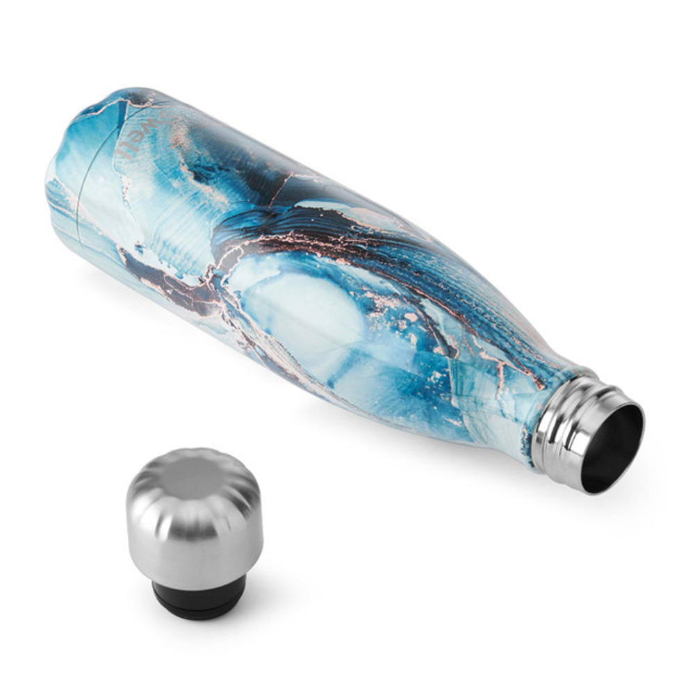 Термобутылка для напитков S'well OCEAN MARBLE, голубая, 500 мл