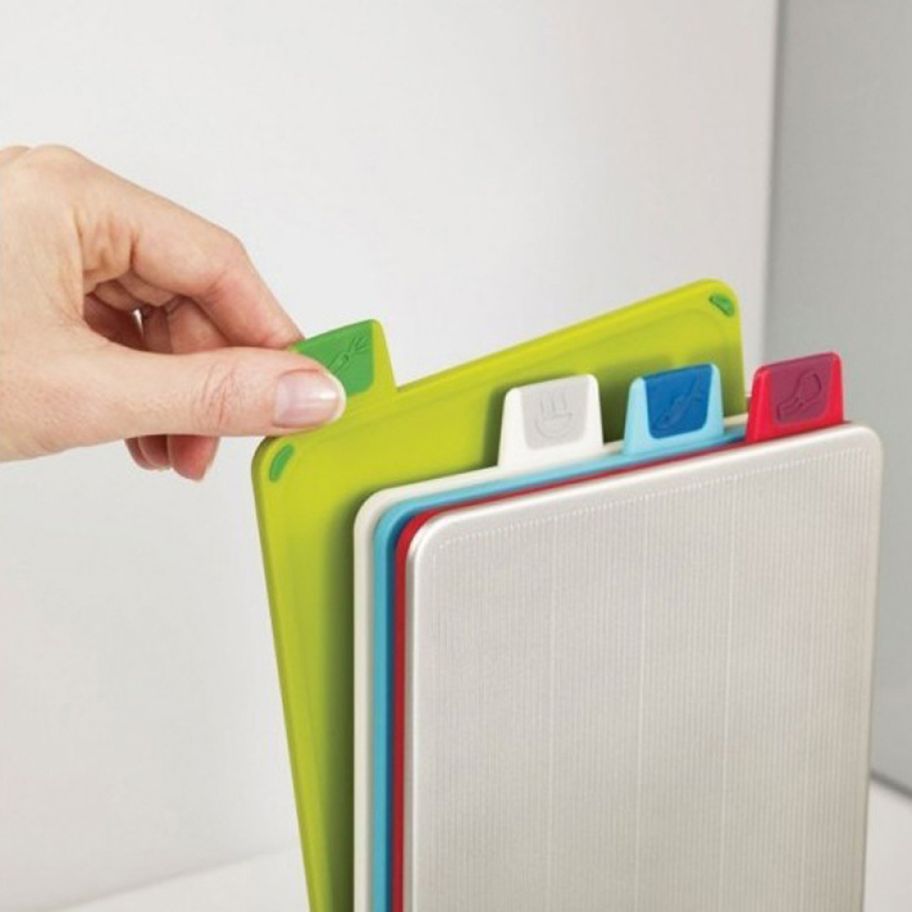 Набір обробних дощок з кейсом для зберігання Joseph Joseph Index, 15,0 х 4,0 х 24,0 см, 5 см